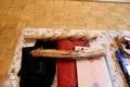 Roshi Janet's teaching stick (top). Sensei Marisa's teaching stick (bottom)