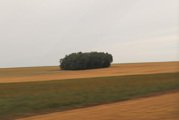 French countryside from train window (btw Paris & Lyon)