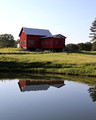Barn and pond (Canon photo)