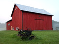Barn and old farm equipment (Canon photo)